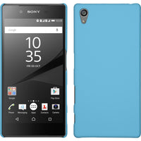 Hardcase für Sony Xperia Z5 gummiert hellblau