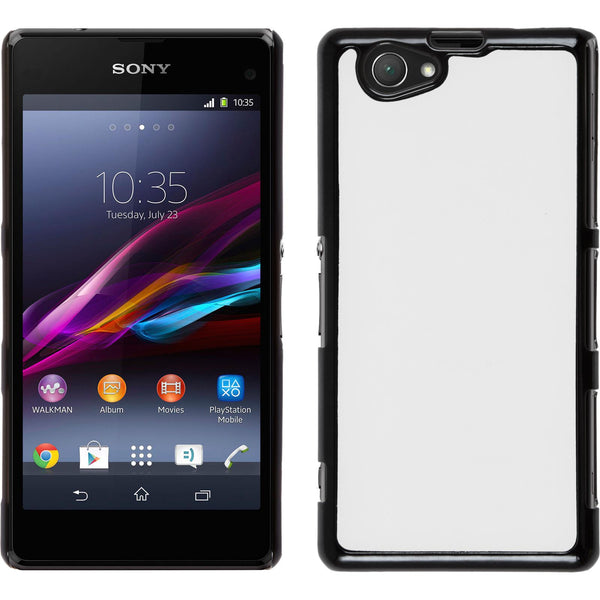 Hardcase für Sony Xperia Z1 Compact Lederoptik weiß