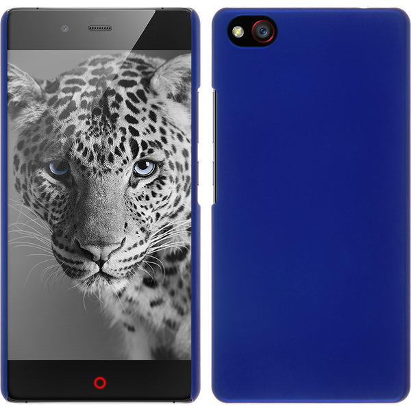 Hardcase für ZTE Nubia Z9 Max gummiert blau