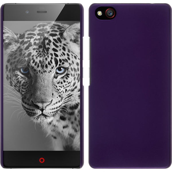 Hardcase für ZTE Nubia Z9 Max gummiert lila