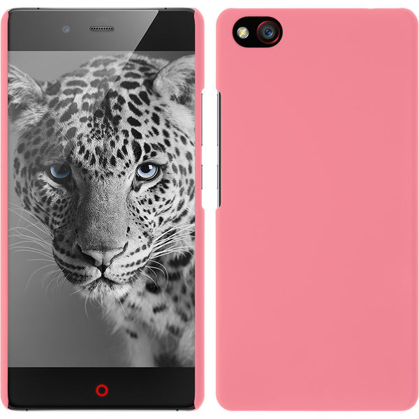 Hardcase für ZTE Nubia Z9 Max gummiert rosa