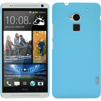 Hardcase für HTC One Max gummiert hellblau