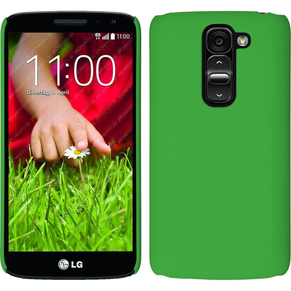 Hardcase für LG G2 mini gummiert grün