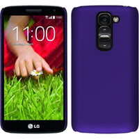Hardcase für LG G2 mini gummiert lila