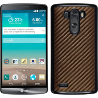 Hardcase für LG G3 Carbonoptik bronze