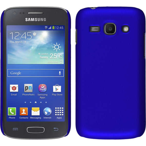 Hardcase für Samsung Galaxy Ace 3 gummiert blau