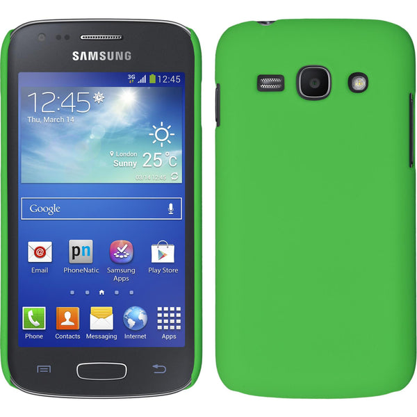 Hardcase für Samsung Galaxy Ace 3 gummiert grün