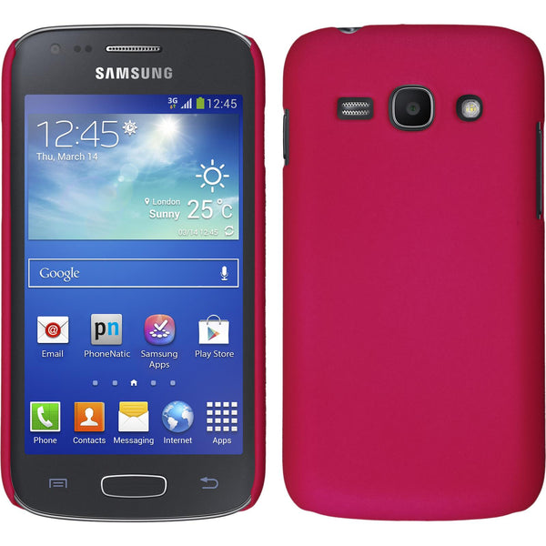 Hardcase für Samsung Galaxy Ace 3 gummiert pink