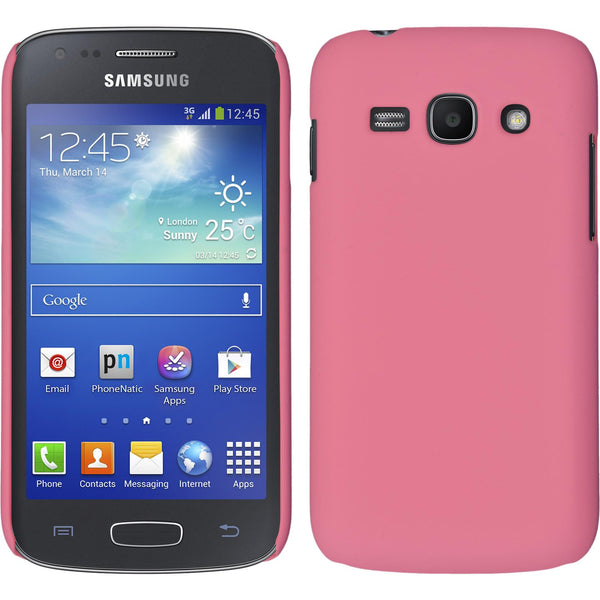 Hardcase für Samsung Galaxy Ace 3 gummiert rosa