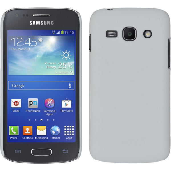 Hardcase für Samsung Galaxy Ace 3 gummiert weiß