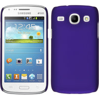 Hardcase für Samsung Galaxy Core gummiert lila