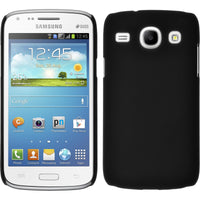 Hardcase für Samsung Galaxy Core gummiert schwarz