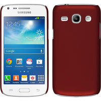 Hardcase für Samsung Galaxy Core Plus gummiert rot