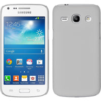 Hardcase für Samsung Galaxy Core Plus gummiert weiß