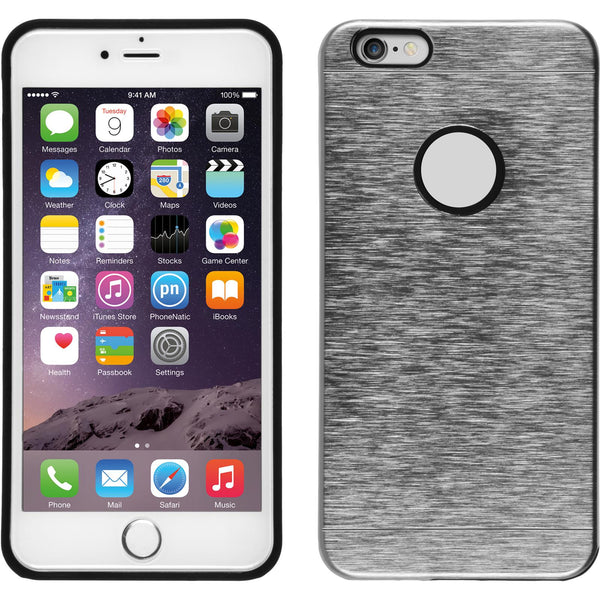 Hardcase für Apple iPhone 6 Plus / 6s Plus Metallic silber