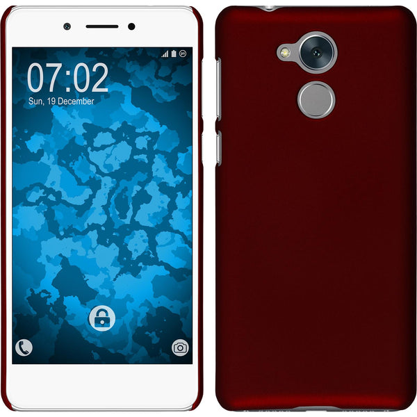 Hardcase für Huawei Nova Smart (Honor 6c) gummiert rot