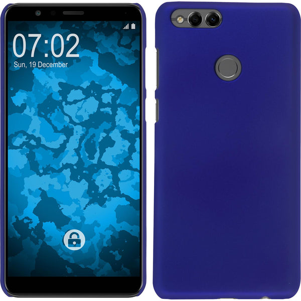 Hardcase für Huawei Honor 7x gummiert blau