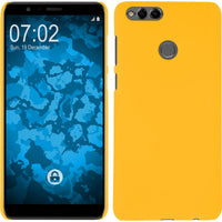 Hardcase für Huawei Honor 7x gummiert gelb