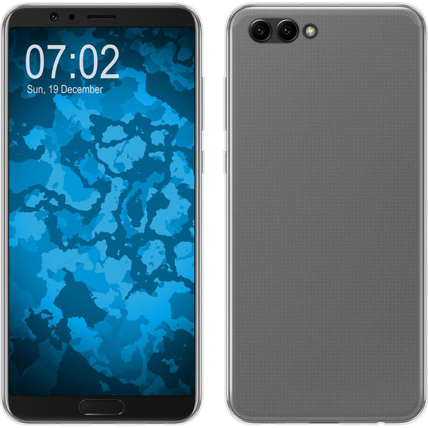 PhoneNatic Case kompatibel mit Huawei Honor View 10 - clear Silikon Hülle Slimcase Cover