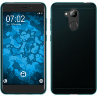 PhoneNatic Case kompatibel mit Huawei Honor 6C Pro - türkis Silikon Hülle transparent Cover