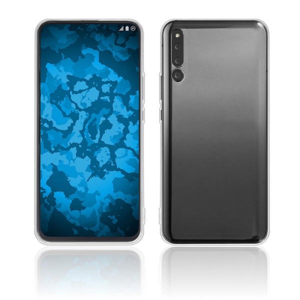PhoneNatic Case kompatibel mit Huawei Honor Magic 2 - Crystal Clear Silikon Hülle transparent + 2 Schutzfolien