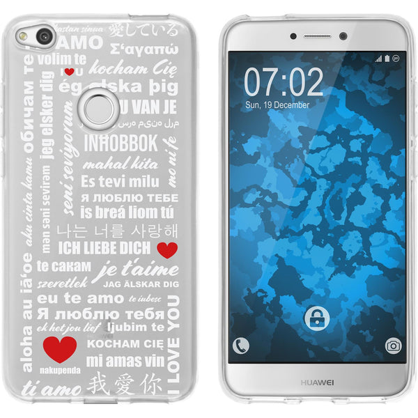 P8 Lite 2017 Silikon-Hülle in Love M5 Case
