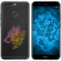 Honor 8 Pro Silikon-Hülle Floral Wolf M3-3 Case