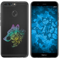 Honor 8 Pro Silikon-Hülle Floral Wolf M3-4 Case
