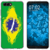 Honor View 10 Silikon-Hülle WM Brasilien M1 Case