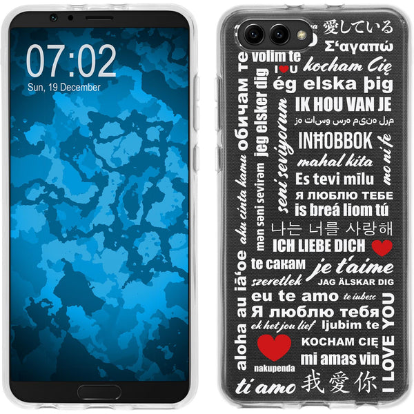 Honor View 10 Silikon-Hülle in Love M5 Case