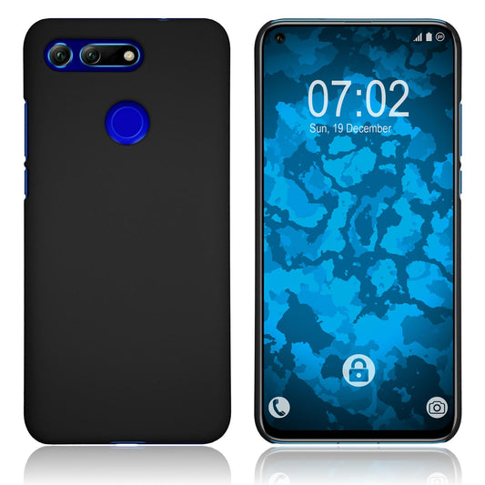 Hardcase für Huawei Honor View 20 gummiert schwarz