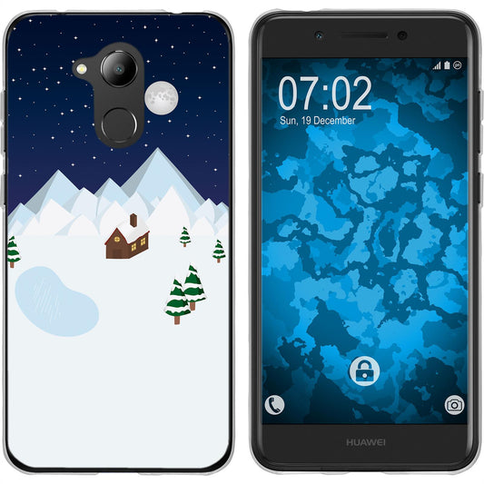 Nova Smart (Honor 6c) Silikon-Hülle X Mas Weihnachten Winter