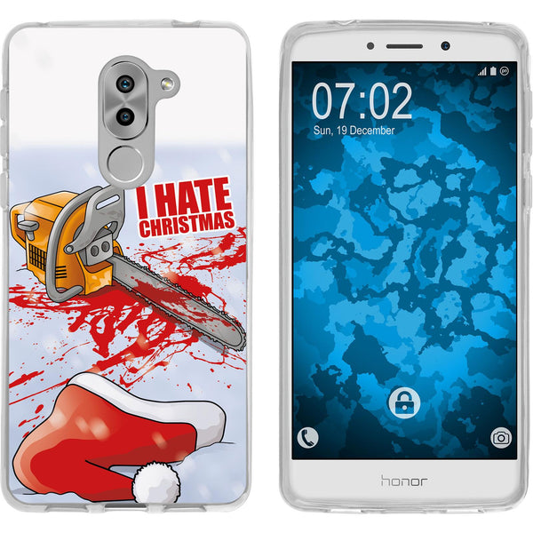 Honor 6x Silikon-Hülle X Mas Weihnachten Hate X-Mas M8 Case