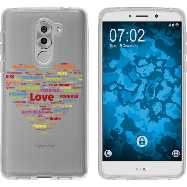 Honor 6x Silikon-Hülle pride Herz M5 Case