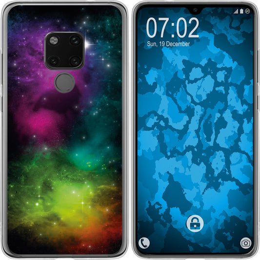 Mate 20 Silikon-Hülle Space Starfield M7 Case