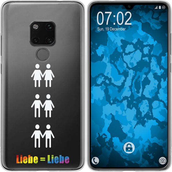 Mate 20 Silikon-Hülle pride Beziehung M1 Case