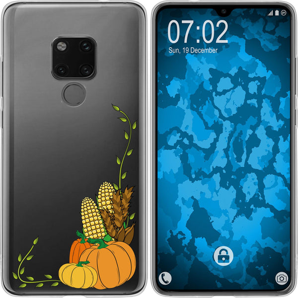 Mate 20 Silikon-Hülle Herbst Erntedankfest/Thanksgiving M5 C