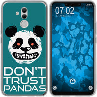 Mate 20 Lite Silikon-Hülle Crazy Animals Panda M2 Case