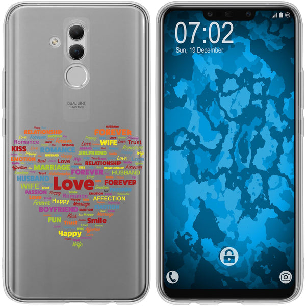 Mate 20 Lite Silikon-Hülle pride Herz M5 Case