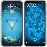 Mate 20 Lite Silikon-Hülle Element Wasser M4 Case