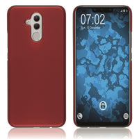 Hardcase für Huawei Mate 20 Lite gummiert rot