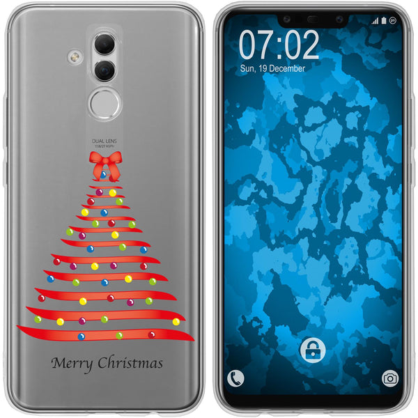 Mate 20 Lite Silikon-Hülle X Mas Weihnachten Weihnachtsbaum