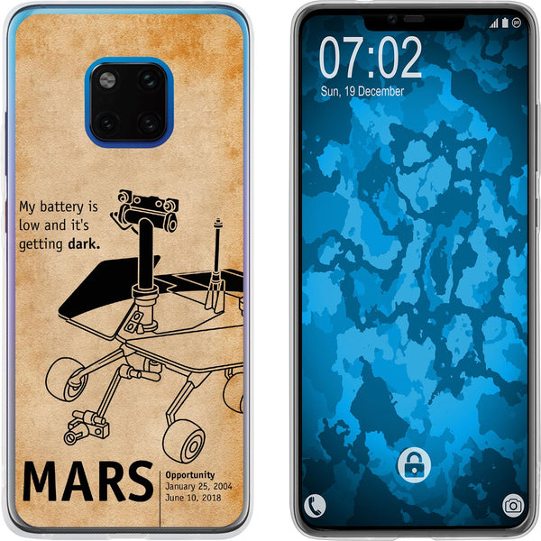 Mate 20 Pro Silikon-Hülle Space Rover M2 Case