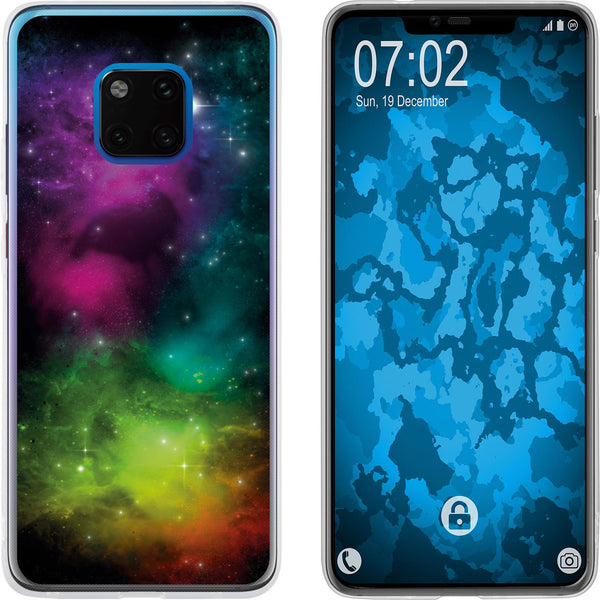 Mate 20 Pro Silikon-Hülle Space Starfield M7 Case