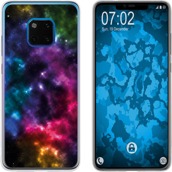 Mate 20 Pro Silikon-Hülle Space Nebula M8 Case