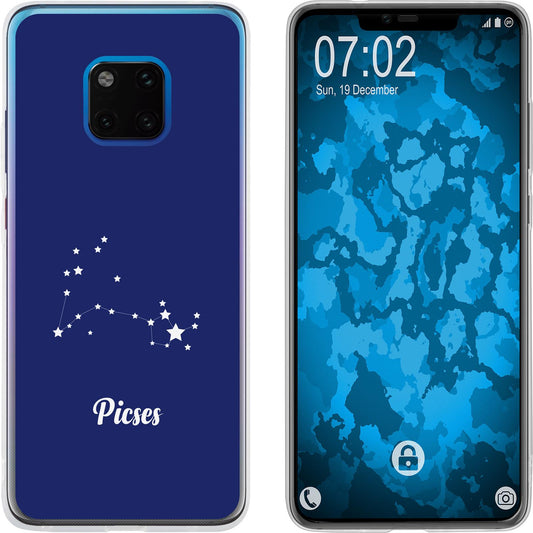 Mate 20 Pro Silikon-Hülle SternzeichenPisces M1 Case