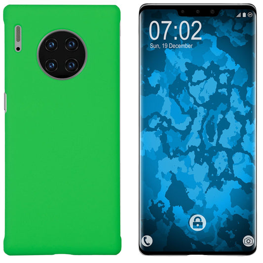 Hardcase für Huawei Mate 30 Pro gummiert grün