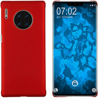 Hardcase für Huawei Mate 30 Pro gummiert rot