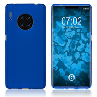 PhoneNatic Case kompatibel mit Huawei Mate 30 Pro - blau Silikon Hülle matt Cover