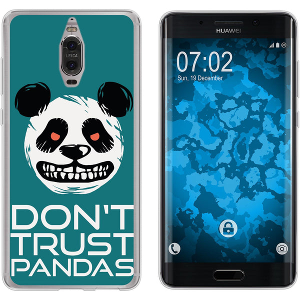 Mate 9 Pro Silikon-Hülle Crazy Animals Panda M2 Case